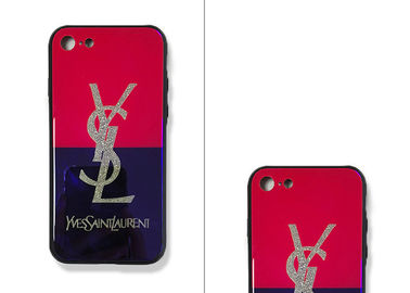 Burgundy Cell Phone Silicone Cases iPhone Back Cover Case Shockproof High Quality